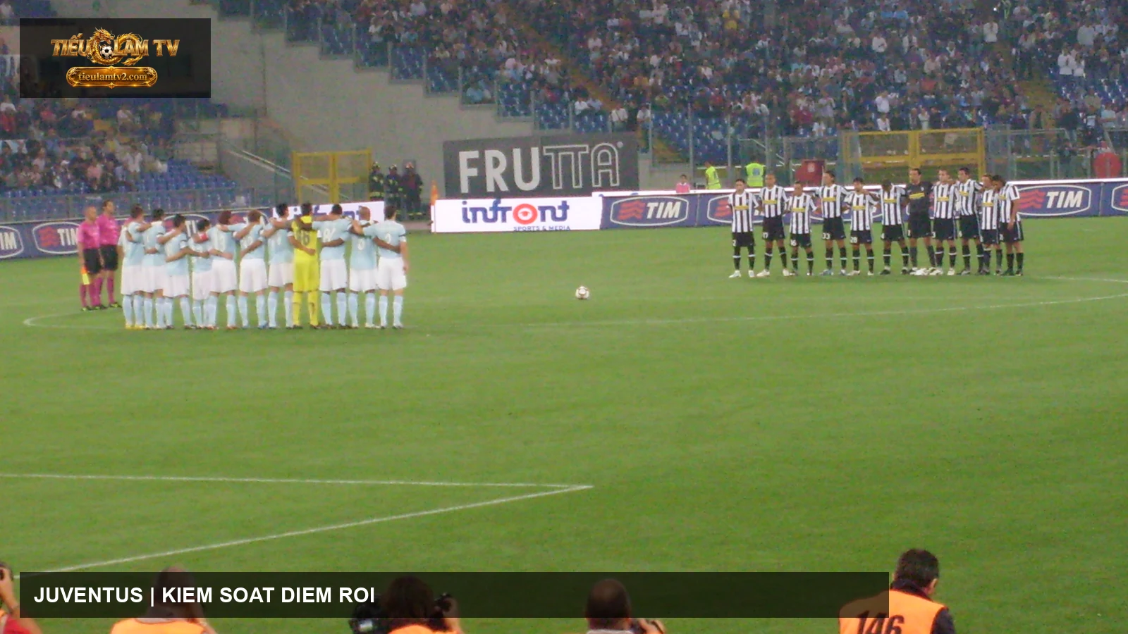Đội Juventus trước một trận Serie A