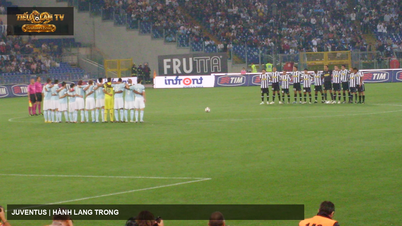 Đội Juventus trước một trận Serie A