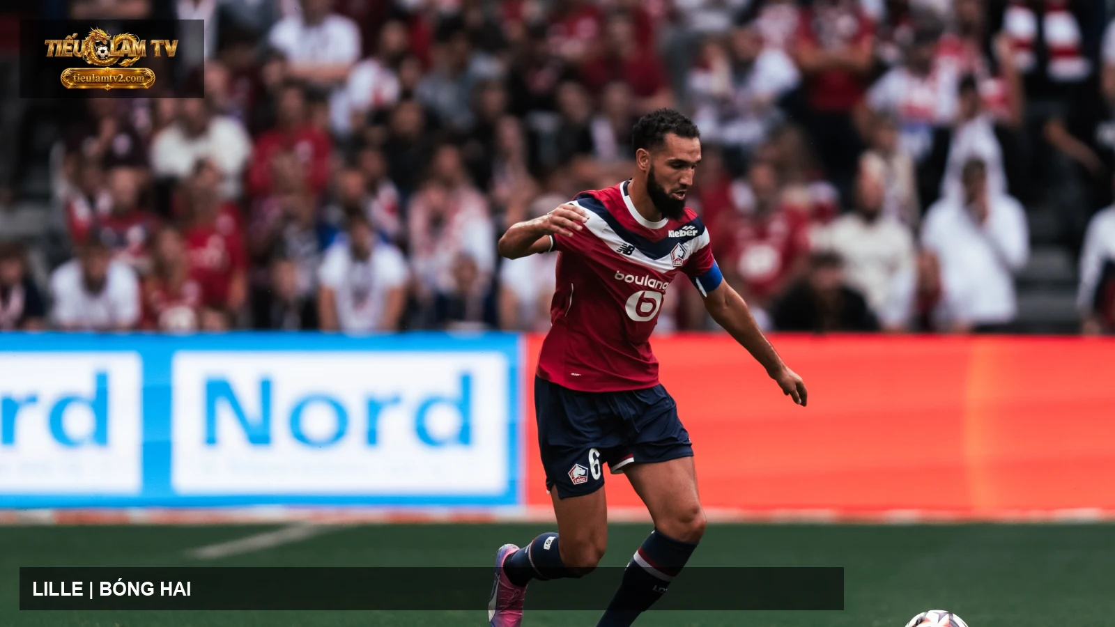 Cầu thủ LOSC Lille trong trận Ligue 1