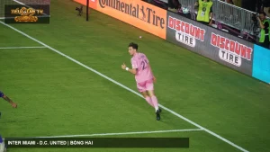 Cầu thủ Inter Miami trên sân